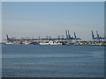 TM2634 : Felixstowe waterfront on a quiet day by Zorba the Geek