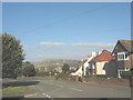 The junction of Bryn Gosol Road with Maesdu Avenue (A546)