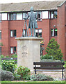 Statue of James Brindley, Caldon Canal, Etruria, Staffordshire