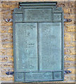 Great War Memorial Tablet, Scunthorpe