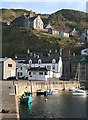NJ7964 : Gardenstown from the Harbour by Anne Burgess