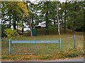 Covered reservoir off Alum House Lane