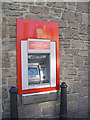 Cash machine outside Peebles Post Office