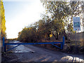 Gate into Frickley Colliery regeneration area