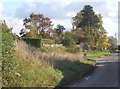 Lane entering Creeting St Mary