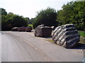 Boulders on the way to Mountsorrel Quarry