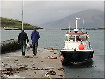 NM9045 : Stand-in ferry at Port Appin by Eileen Henderson