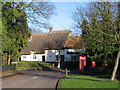 Thatched cottage in village of Hargrave