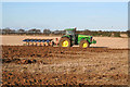 Ploughing the land