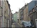 Stryd Kingshead Street near the junction with Stryd Fawr/High Street