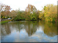 TQ3215 : Ditchling Village Pond by Simon Carey