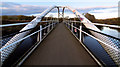 Crossing Halfpenny Bridge on the Trans Pennine Trail