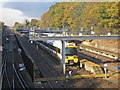 Railway sidings north of Orpington station