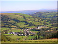 Talley and the Beacons beyond from community woodland