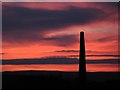 Sunset over Stublick chimney