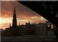 NT2573 : The Scott Monument and Jenners by Simon Johnston