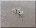 NY2062 : Haaf Net Fishermen, Solway Estuary by Simon Ledingham