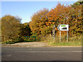 Lorries turn left for the A614