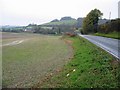 View along the Alkham Valley Road near Drellingore Cottage Farm