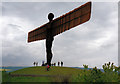 NZ2657 : The Angel of the North not too long after it first appeared by Steve  Fareham