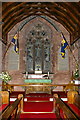 NY0106 : The Parish Church of St John, Beckermet, Altar by Alexander P Kapp