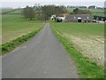 View along farm track to Malmains Farm