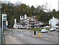 Roundabout near The Mayhill Hotel, Monmouth