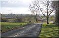 TM0246 : View along the road to Hadleigh from Whatfield by Andrew Hill