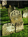 Weathered headstones