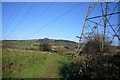 Power Lines over Langage footpath