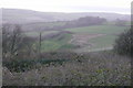 Escarpment slope below Chilcombe Hill Fort