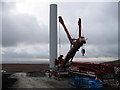 SD8318 : Turbine Tower Construction by Paul Anderson