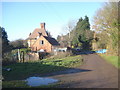 House on the lane to Upper Woodsfield Farm