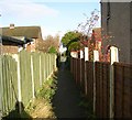 Footpath - Owlcotes Road to Owlcotes Gardens