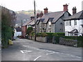 Mixed houses on the edge of Llangollen