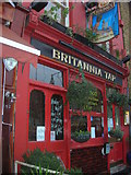 TQ2478 : Britannia Tap Public House, Warwick Road, London W14 by Robin Sones