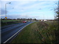 Approaching Roundabout on B6407