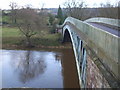 SO5305 : Bigsweir Bridge - looking away from Toll House by Nick Mutton 01329 000000