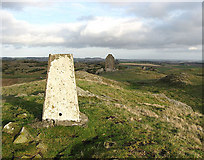 NT6334 : The trig point on Lady Hill by Walter Baxter