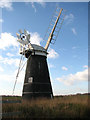 TG4406 : Mutton's Drainage Mill - with brandnew fantail by Evelyn Simak