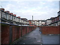 Back street off Chorlton Street, Blackburn