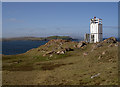 HU3062 : Lighthouse Muckle Roe by Steve Lucas