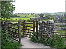 SD9062 : Two gates near Lavely Lane by John S Turner