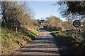 Entering West Meon on Church Lane