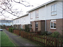 SU6152 : Winklebury Housing by Mr Ignavy
