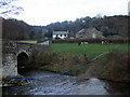 Pont Nyfer and village hall