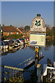 National Trust Sign, River Wey Navigation