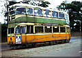 Glasgow tram 1176 at Auchenshuggle terminus.