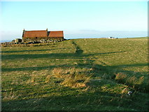 NG4071 : Old Croft Building at Heribusta by Dave Fergusson