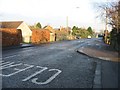 Looking N along the Sandwich Road, Whitfield